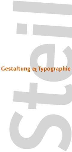 Steil Gestaltung & Typographie